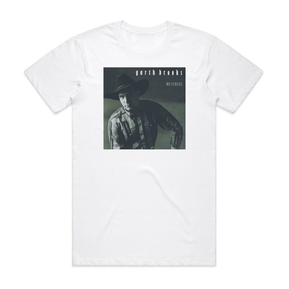 Garth Brooks No Fences Album Cover T-Shirt White